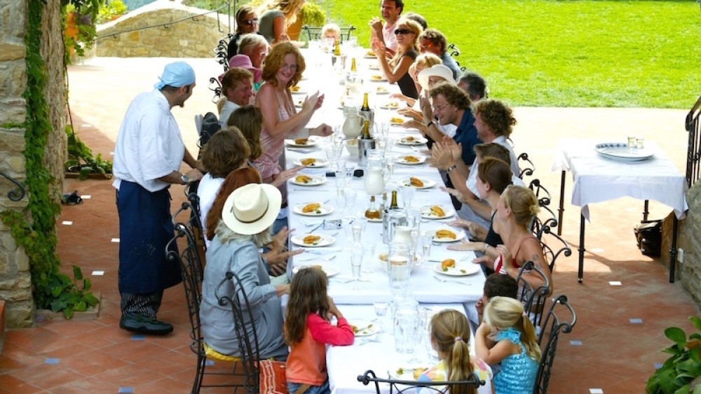 The pleasure of eating together the Italian way