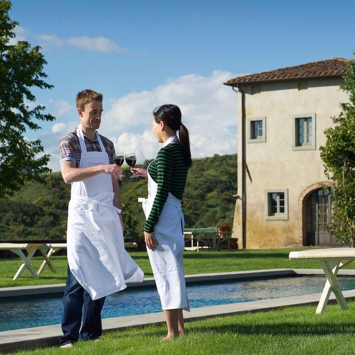 Honeymoon at the Italian cookery course at Bellorcia
