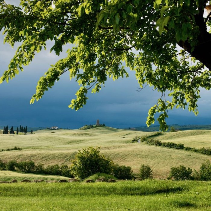 Relax after cooking lessons at Bellorcia  with this view