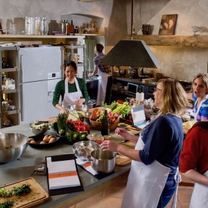 Cooking up a storm at the Italian cookery course at Bellorcia