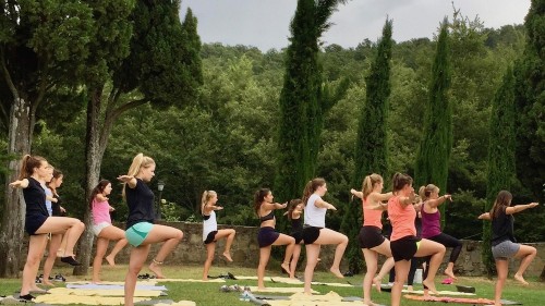 Tuscookany One week Italian cooking fitness and yoga at Torre del Tartufo