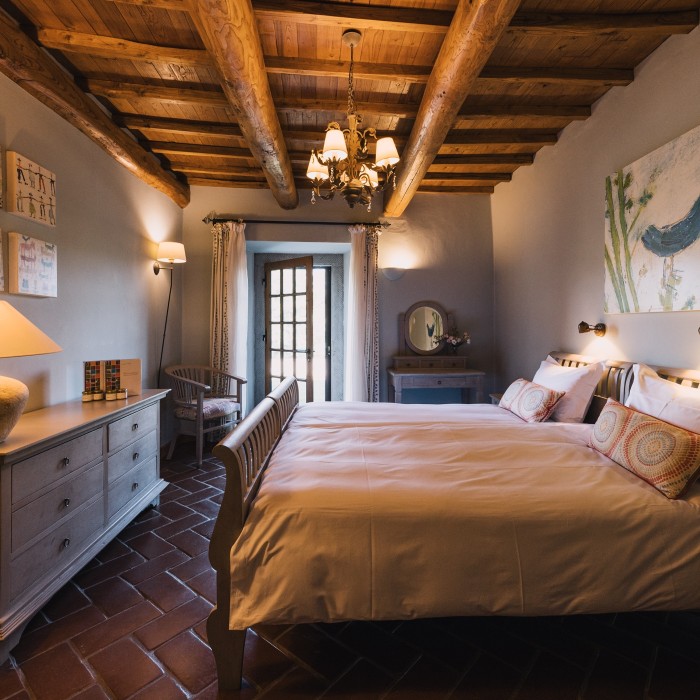 Tuscookany One week Italian cooking and hiking bedroom with ensuite bathroom at Casa Ombuto