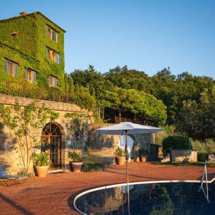 Tuscookany Tuscany cooking schools villa plus Pool at Torre del Tartufo