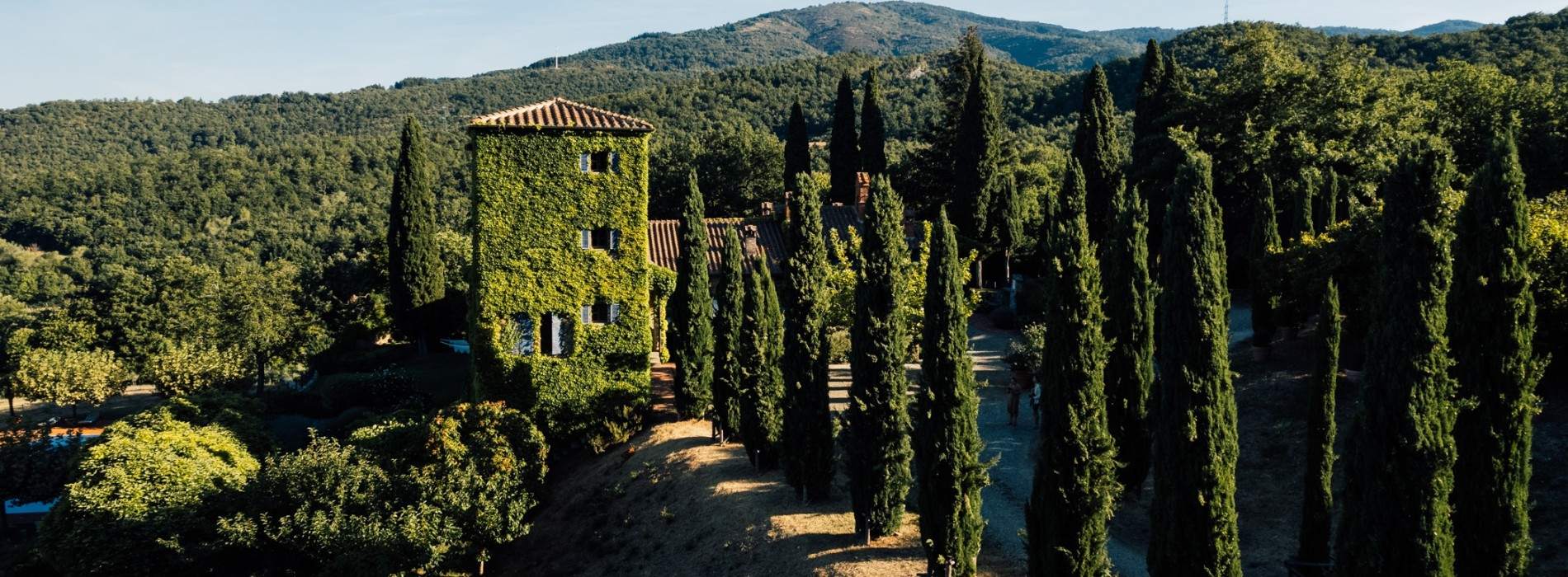 Perched on a hill close to Arezzo and one hour from Florence