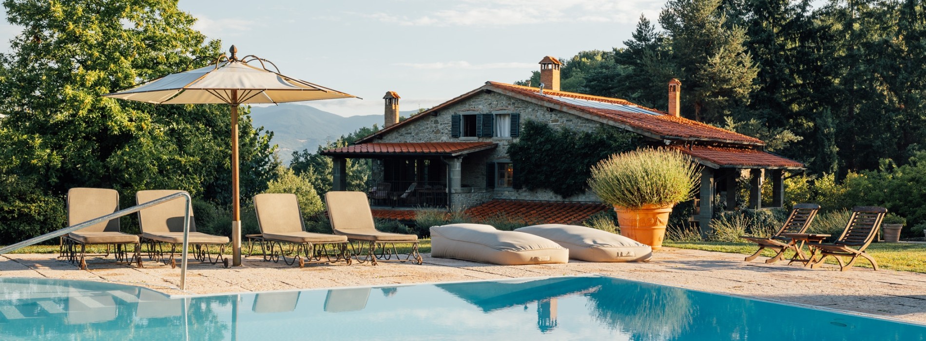 "Staying in a glorious villa in the Tuscan Countryside, cooking and having fun"