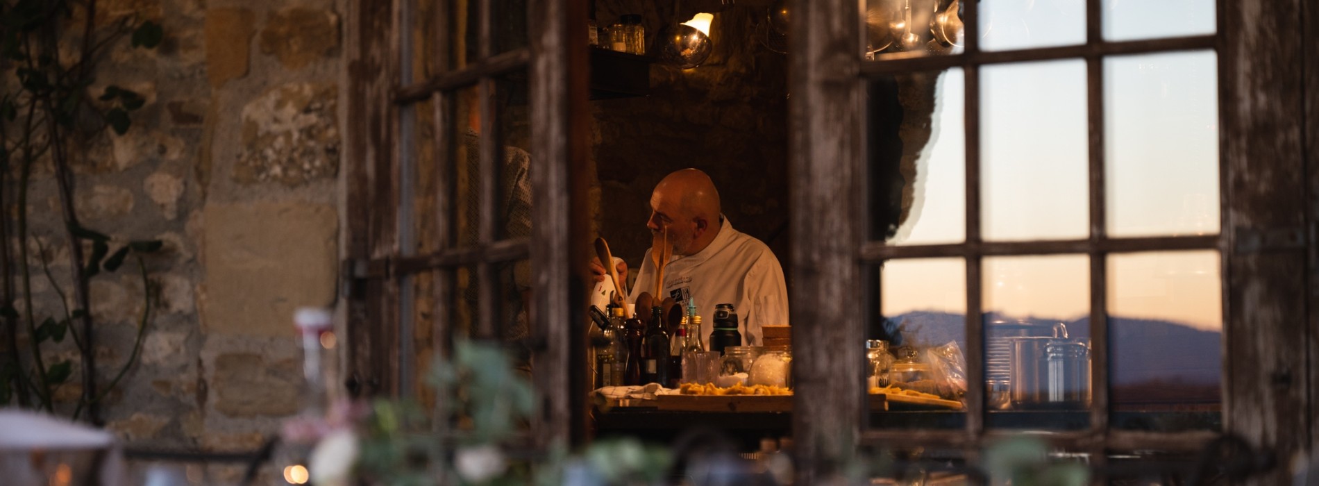 Italian chef at Torre del Tartufo