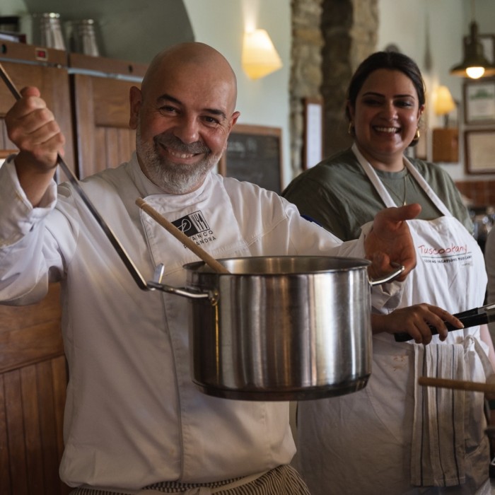 Tuscookany Tuscany cooking school Franco Palandra.