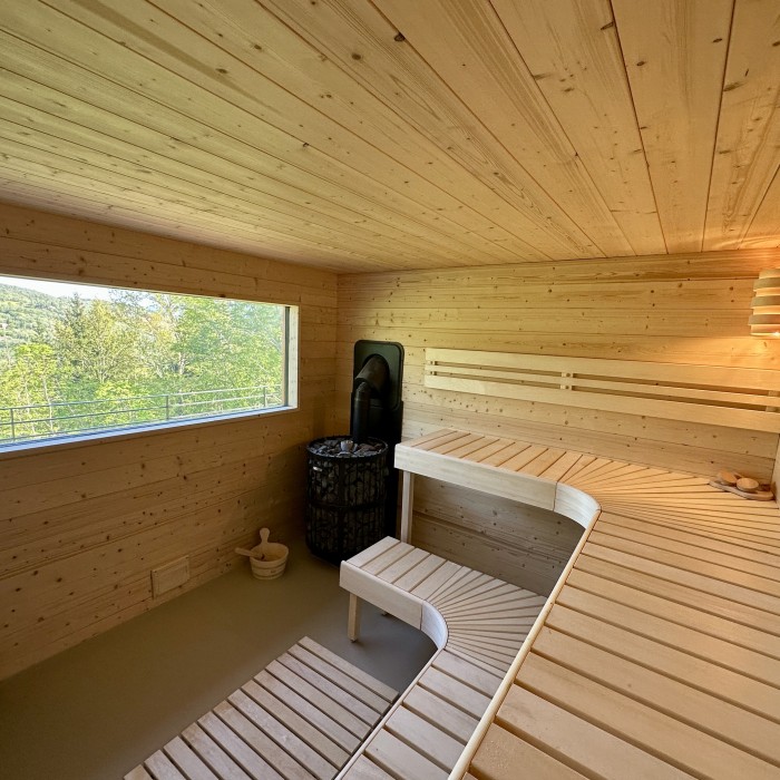 Bellancino SPA Sauna and view