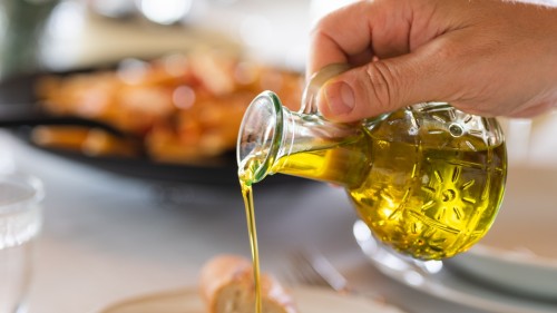 Drizzle olive oil at Bellancino Tuscookany