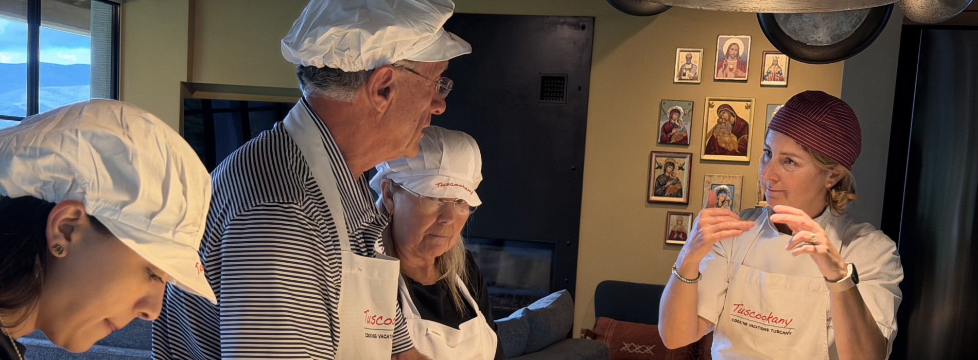 Italian chef at Tuscookany